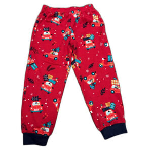 Magical Season Holiday Pajama Pants Fleece Big Red Truck Christmas Tree Size 5/6